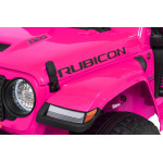 Elektrické autíčko Jeep Wrangler Rubicon Lift 4x4, 24V - ružové
